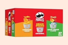 Pringles Snack Stacks 27-Pack, as Low as $8.38 on Amazon card image