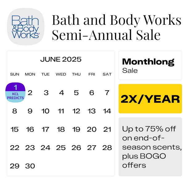 Bath & Body Works Semi-Annual Sale — June 2025