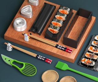 a sushi making kit on a table