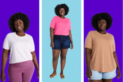 walmart terra and sky crewneck shirt collage