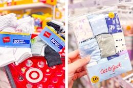 Target's Best Socks and Underwear Deals This Week (Most Under $10) card image