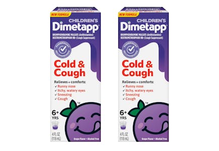 2 Children’s Dimetapp Bottles