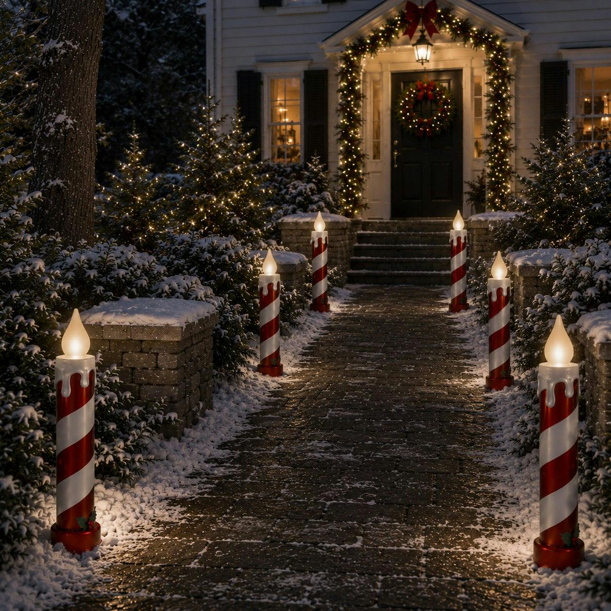 Mr. Christmas LED Blow Mold Candles Set
