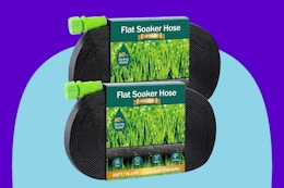 Get a 2-Pack of 50-Foot Flat Soaker Hoses for Only $22.79 on Amazon card image