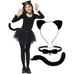 Kids' & Adult Black Cat Costume