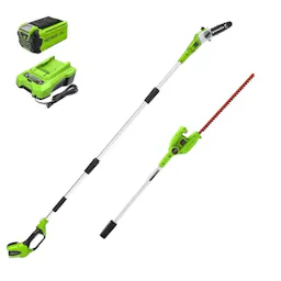 Greenworks Pole Saw & Trimmer Kit