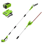Greenworks Pole Saw & Trimmer Kit