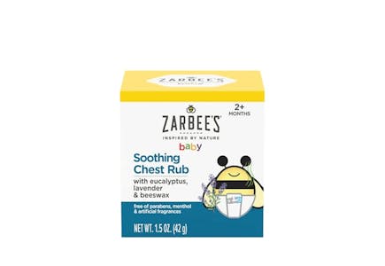 Zarbee's Baby Soothing Chest Rub