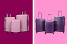 walmart hardside luggage collage