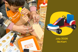 Home Depot Workshop July 2026 Go Kart