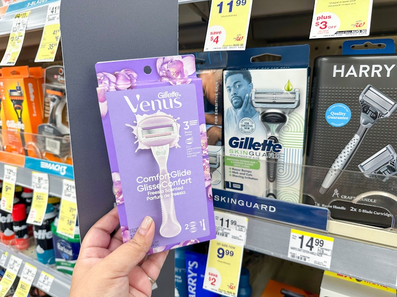 gillette and venus razors walgreens