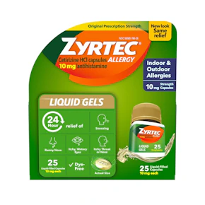 Zyrtec Liquid Gels