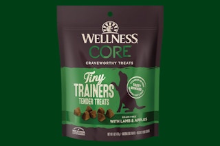 a bag of dog treats