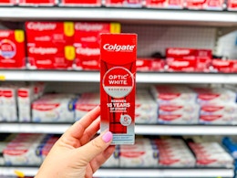 Colgate Optic White Renewal Toothpaste, Only $3.79 at Target card image