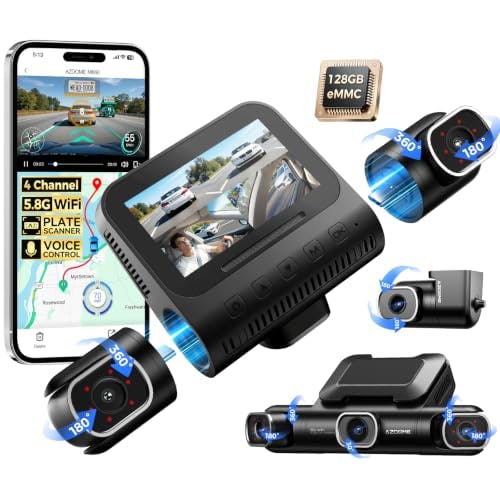 360° 4-Channel Dash Cam