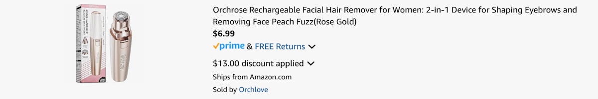 Amazon Facial Hair Remover 2025 3