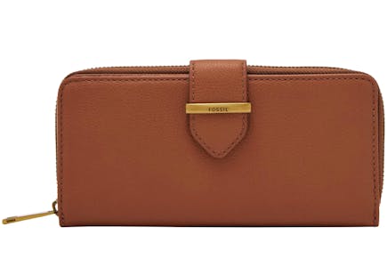 Fossil Leather Clutch Wallet