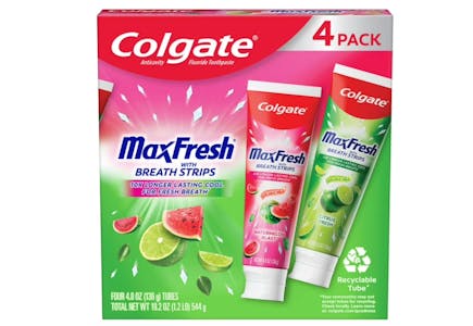 Colgate Fruity Toothpaste 4-Pack