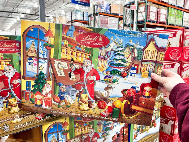 costco Lindt chocolate advent calendar