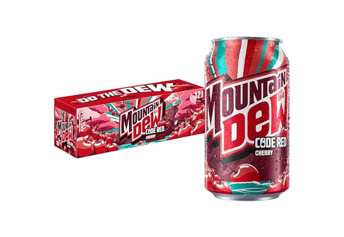4 Mountain Dew Cherry 12-Packs