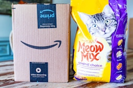 Meow Mix 3.5-Pound Dry Cat Food: Get 4 Bags for $11.71 on Amazon (Reg. $22) card image