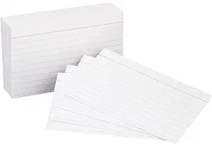Amazon Basics Index Cards