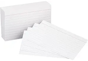 Amazon Basics Index Cards