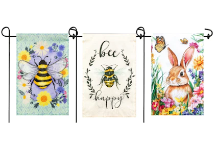 Spring Outdoor Yard Flag