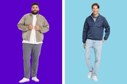 2 goodfellow & co men's windbreakers side by side