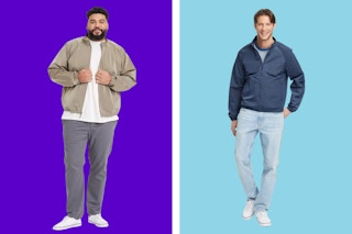 2 goodfellow & co men's windbreakers side by side