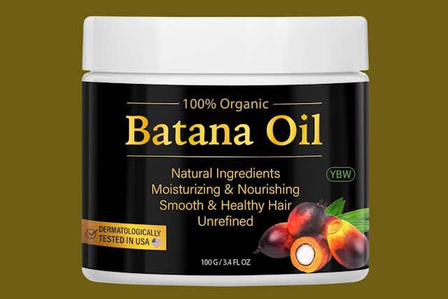 Organic Batana Oil for Hair Growth, as Low as $14 on Amazon card image
