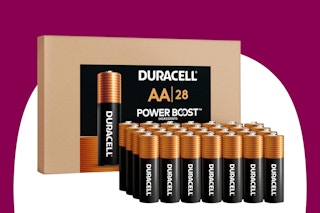 Duracell Coppertop AA Batteries with Power Boost Ingredients, 28 Count (Pack of 1) Long-lasting Alkaline Double AA Battery Re-closable Pack