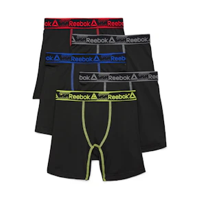Reebok Kids' Boxer Brief Pack