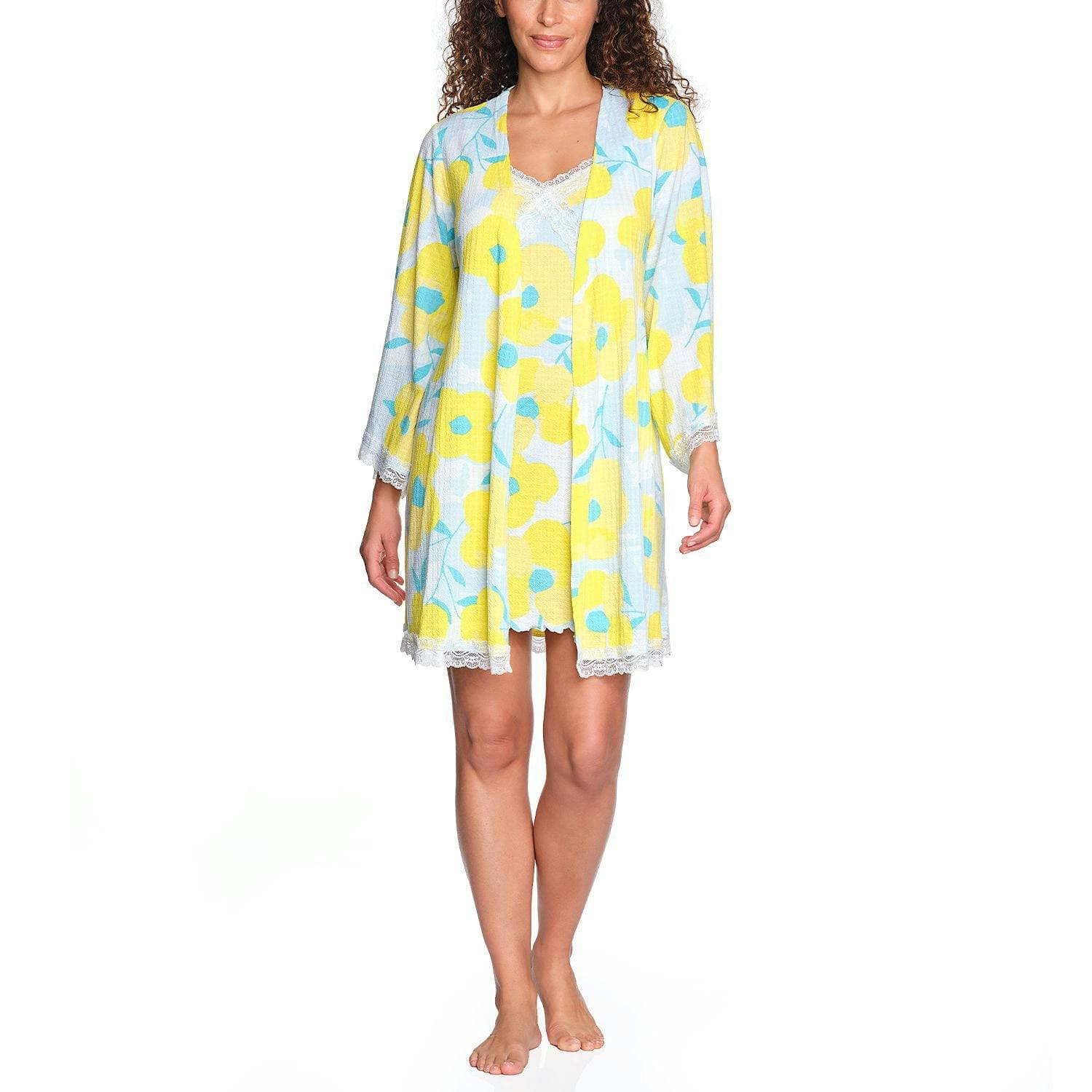 LOFT Women's Cami Dress & Robe Set