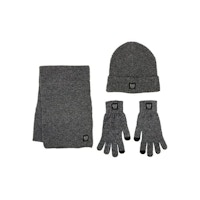 Men's 3-Piece Scarf, Beanie & Glove Set