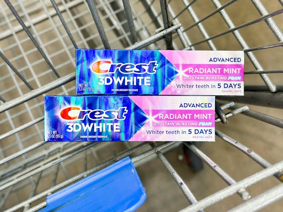 Use Walmart Cash to Get 2 Tubes of Crest 3D White Toothpaste for Just $3.94