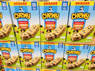 boxes of 60 quaker chewy bars