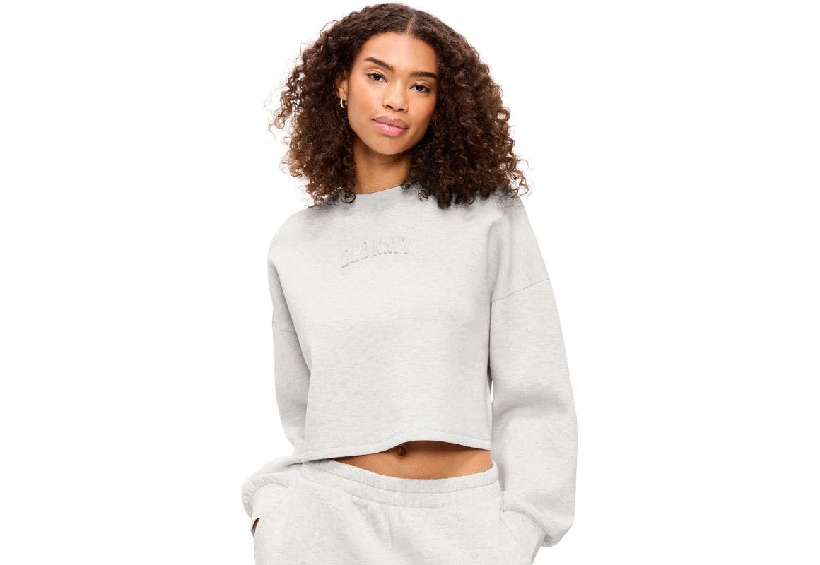 Old Navy Women's Cropped Sweatshirt