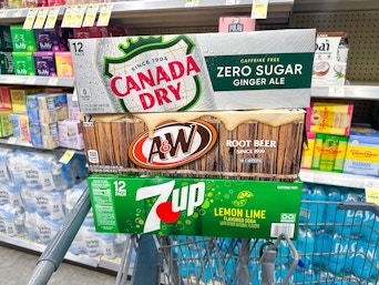 7up canada dry 12pks on walgreens cart