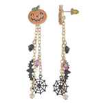 Jack-o'-lantern Linear Earrings