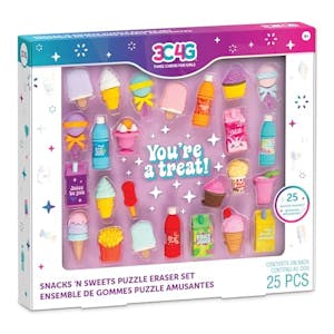Snacks 'N Sweets Puzzle Eraser Set