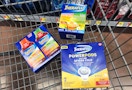 Theraflu medicine products in a shopping cart.