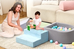 Foam Climbing Blocks With Ball Pit, Just $88 on Amazon (Reg. $160) card image