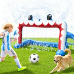 Water Sprinkler Soccer Goal