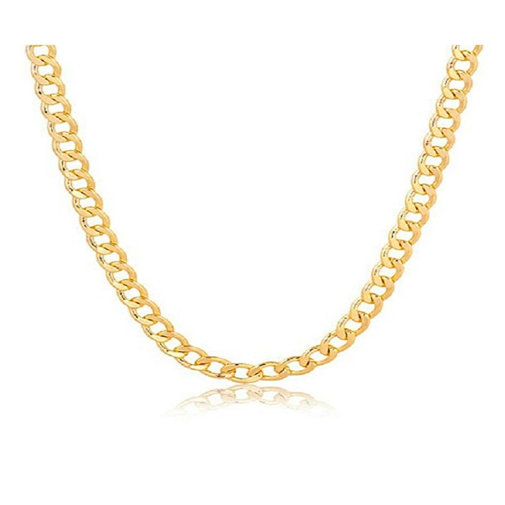 Gold-Plated Chain Necklace
