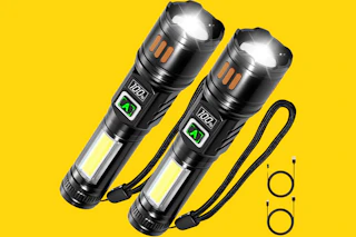 Rechargeable Flashlights 2-Pack