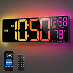 Large Digital Wall Clock