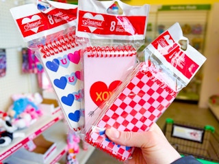 dollar tree valentine notepads 2