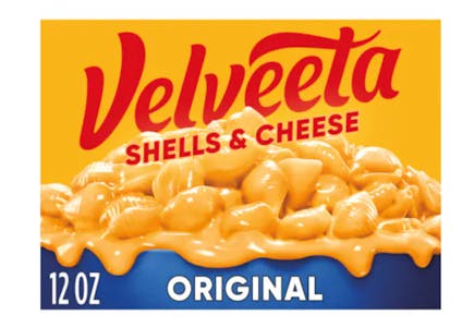 4 Velveeta Shells & Cheese Boxes