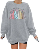 Women's Book Graphic Sweatshirt
